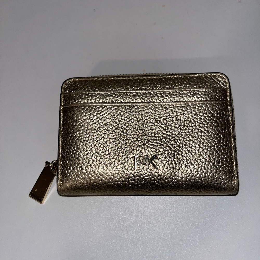 Michael Kors Metallic Gold Card Holder